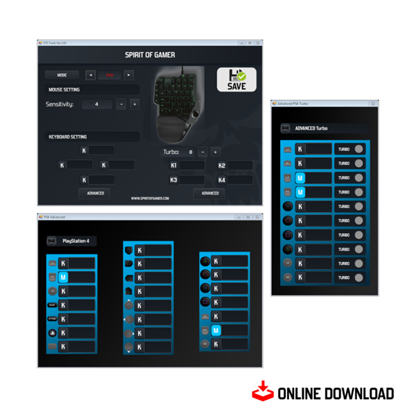 Spirit of Gamer   XPERT GAMEBOARD G900 Mechanikus Billentyűzet/Egér/Egérpad Combo