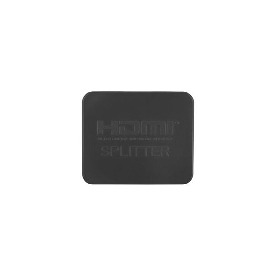 Lanberg HDMI elosztó HDMI->2X HDMI 4K + USB-C port, fekete