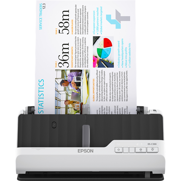 Epson WorkForce DS-C330 Lapáthúzós Szkenner Fehér