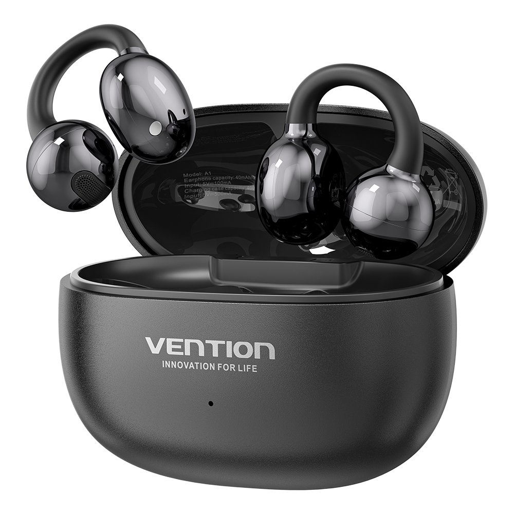 Vention ECHO CLIP A1 Open Ear clips  fülhallgató Fekete