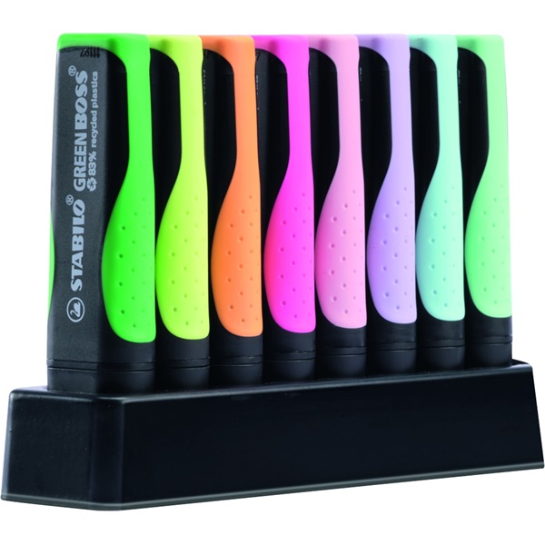 Stabilo GREEN BOSS Pastel 8db-os szövegkiemelő készlet Stabilo GREEN BOSS Pastel 8db-os szövegkiemelő készlet
