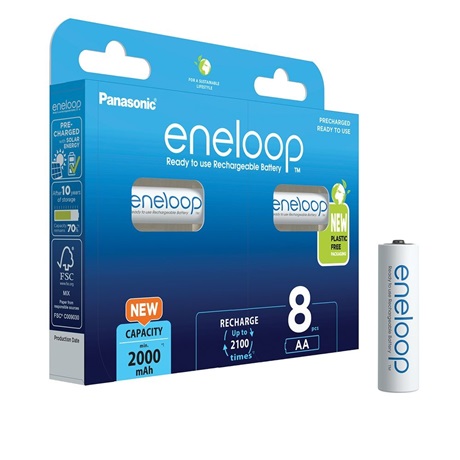 eneloop BK-3MCDE/8HH AKKUMULÁTOR AA/CERUZA 2000MAH 8DB