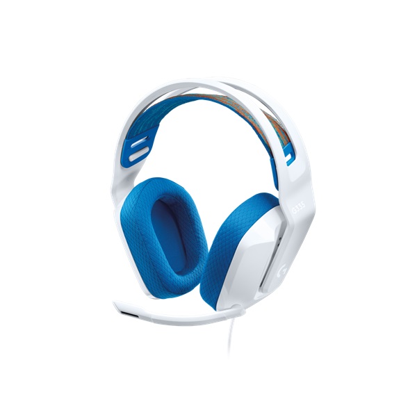 Logitech G335 játékhoz tervezett fejhallgató fehér (981-001018)