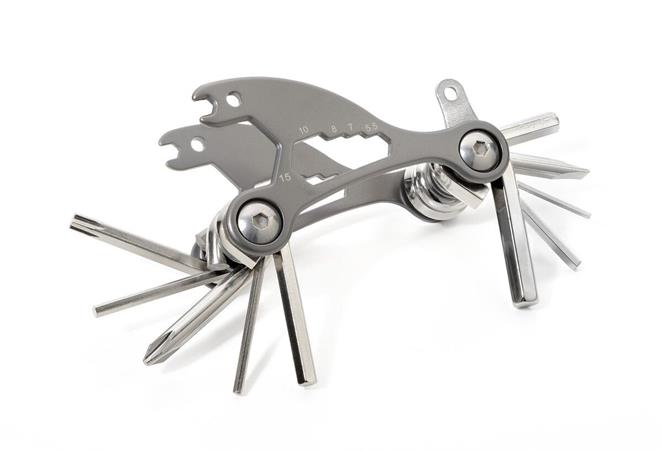 TROIKA Bike Multitool 18 funkció  Szerszám kerékpárhoz Ezüst