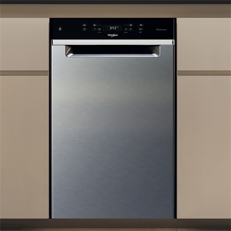 Whirlpool WH3UC10BS7A0X   10 terítékes keskeny beépíthető mosogatógép