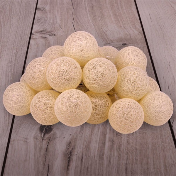 IRIS Gömb alakú 6cm/színes fonott/3m/meleg fehér/20db LED-es/USB-s fénydekoráció  (104-28) IRIS Gömb alakú 6cm/színes fonott/3m/meleg fehér/20db LED-es/USB-s fénydekoráció  (104-28)