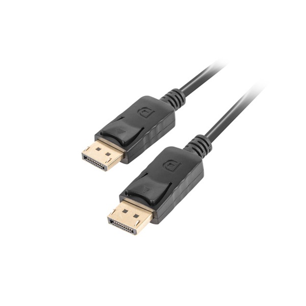 Lanberg DisplayPort kábel 1.8m fekete (CA-DPDP-10CC-0018-BK)
