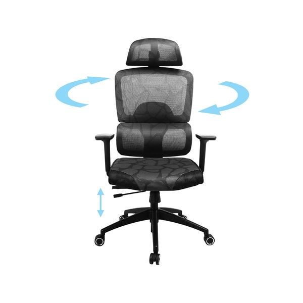 Sandberg 640-96 ErgoFusion Pro gaming szék fekete Sandberg 640-96 ErgoFusion Pro gaming szék fekete