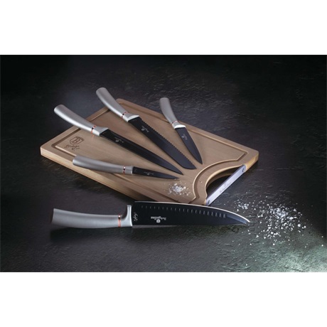 Berlinger Haus BH/2556 KÉSKÉSZLET 6 RÉSZES BAMBUSZ VÁGÓDESZKÁVAL Berlinger Haus BH/2556 KÉSKÉSZLET 6 RÉSZES BAMBUSZ VÁGÓDESZKÁVAL