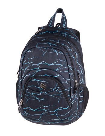 Pulse Teens Blue Lava 2az1-ben hátizsák notebook tartóval és audió csatlakozóval Pulse Teens Blue Lava 2az1-ben hátizsák notebook tartóval és audió csatlakozóval