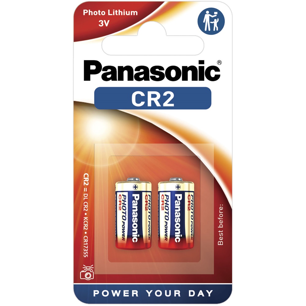 Panasonic CR2 3V lítium fotóelem 2db/csomag (CR-2L/2BP SMART)