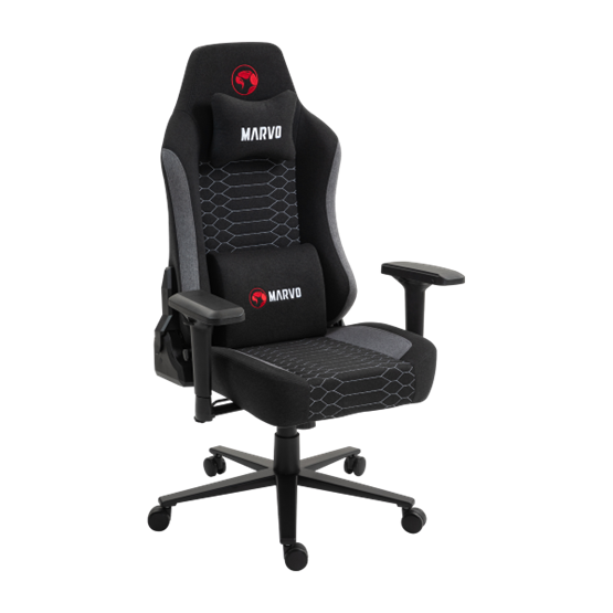 GCN MARVO Kahn Gray gaming szék - fekete/szürke