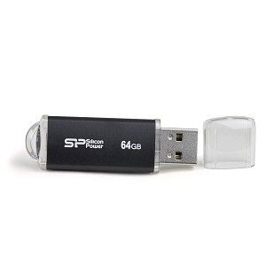 Silicon Power 64GB USB 2.0 Ultima II-I Pendrive fekete