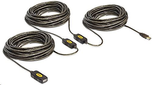 Delock 83453 aktív USB 2.0 hosszabbító 30 m