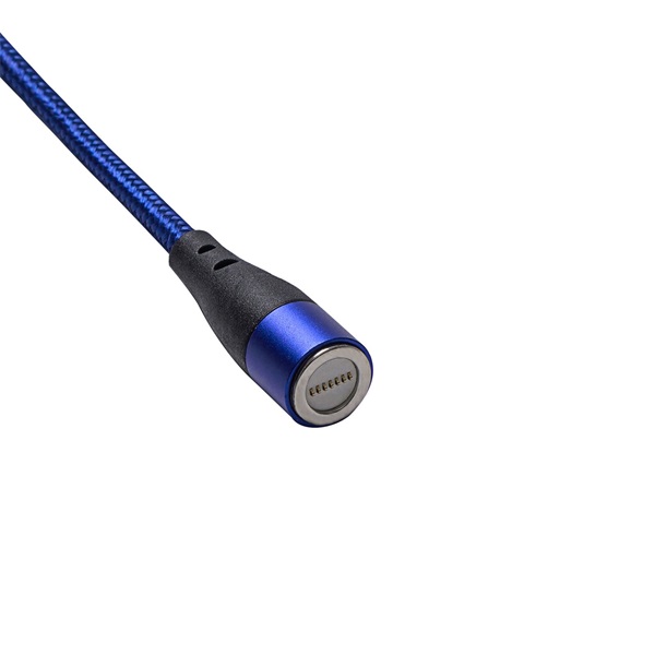 Akyga AK-USB-42 1m USB - Type C kék mágneses adat- és töltőkábel Akyga AK-USB-42 1m USB - Type C kék mágneses adat- és töltőkábel