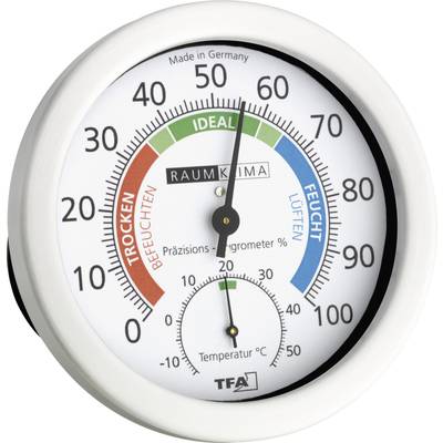 Analóg hőmérő és páratartalom mérő, O120 mm TFA 45.2028 Analóg hőmérő és páratartalom mérő, O120 mm TFA 45.2028