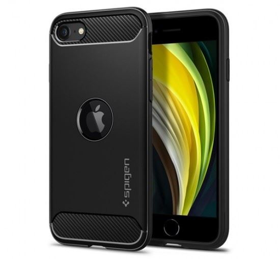 Spigen Rugged Armor Apple iPhone SE(2020) tok matt fekete (ACS00944) Spigen Rugged Armor Apple iPhone SE(2020) tok matt fekete (ACS00944)