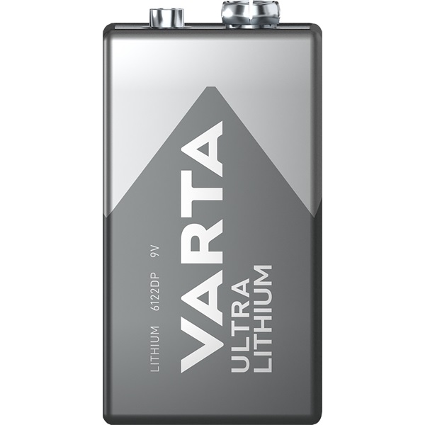 9V-os elem, lítium, 9V, 1200 mAh, Varta Professional 6LR61, 6LR21, 6AM6, 6LP3146, MN1604, A1604, E Block, LR22 9V-os elem, lítium, 9V, 1200 mAh, Varta Professional 6LR61, 6LR21, 6AM6, 6LP3146, MN1604, A1604, E Block, LR22