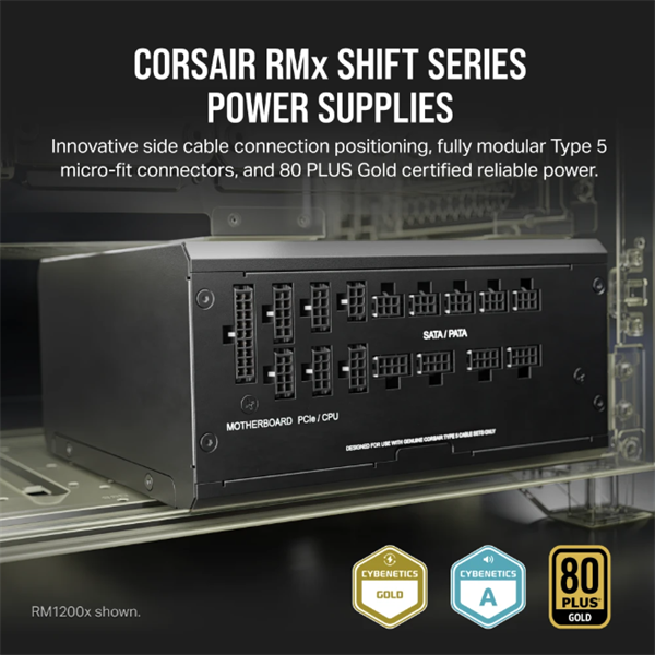 CORSAIR RM1000x 1000W 80+ Gold Molduláris tápegység CORSAIR RM1000x 1000W 80+ Gold Molduláris tápegység