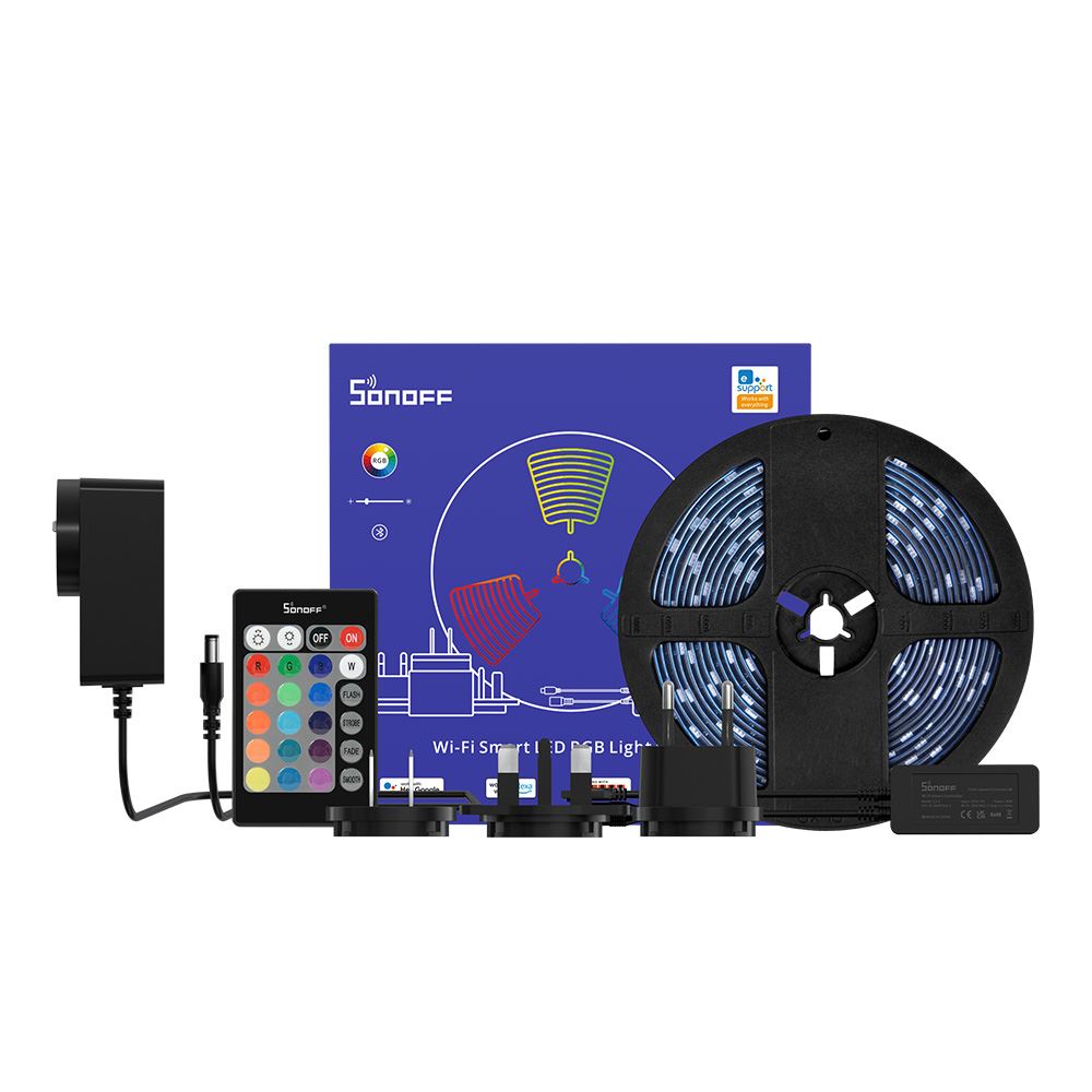 Sonoff L2 RGB LED szalag Wi-Fi + Bluetooth vezérléssel 5m (SON-LAM-L25) Sonoff L2 RGB LED szalag Wi-Fi + Bluetooth vezérléssel 5m (SON-LAM-L25)
