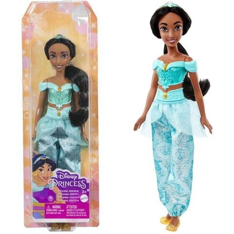 Mattel Disney Hercegnők: csillogó Jázmin hercegnő baba (HLW12)