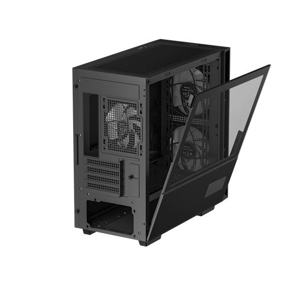 DeepCool    CH360 DIGITAL fekete  Mini-ITX / Micro-ATX  A-RGB Számítógépház fekete 