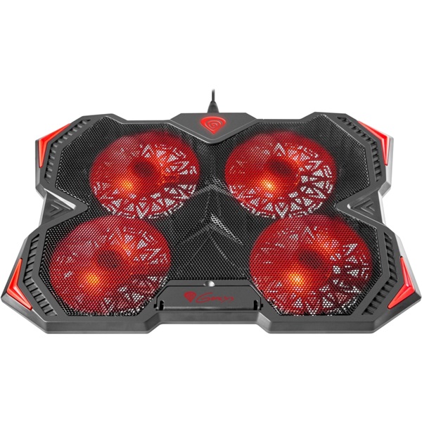 natec Genesis Oxid 250 15.6-17.3" notebook hűtő fekete (NHG-1144)