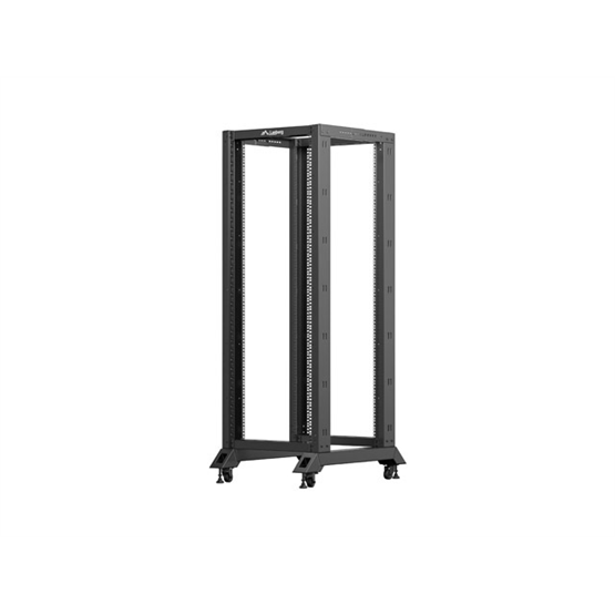 Lanberg 19" 32U 600x800 szabadon álló rack keret Fekete