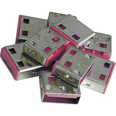USB port blokkoló dugó, vakdugó, 10db-os készlet, piros, LINDY 40460 USB port blokkoló dugó, vakdugó, 10db-os készlet, piros, LINDY 40460