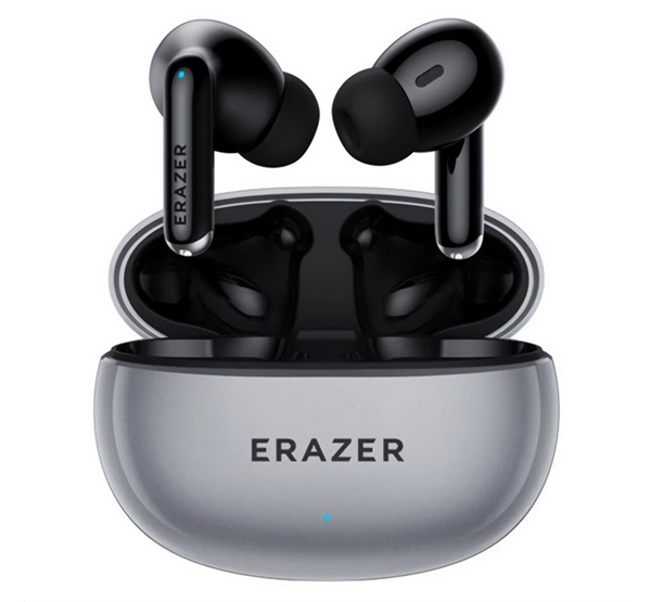 Lenovo ERAZER XT88 PRO bluetooth fülhallgató SZTEREO (v5.4, TWS, zajszűrő, mikrofon, IPX5 + töltőtok) FEKETE (XT88_PRO_BL)
