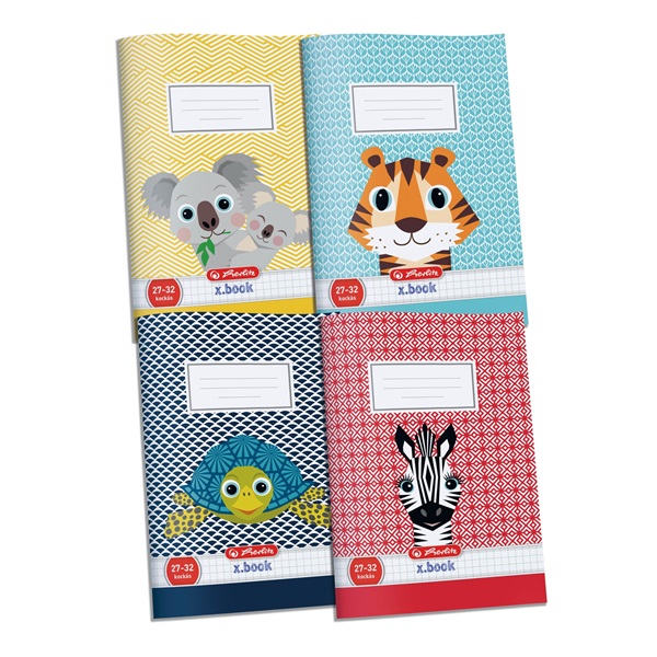 Herlitz Cute Animals A5 27-32 kockás füzet Herlitz Cute Animals A5 27-32 kockás füzet