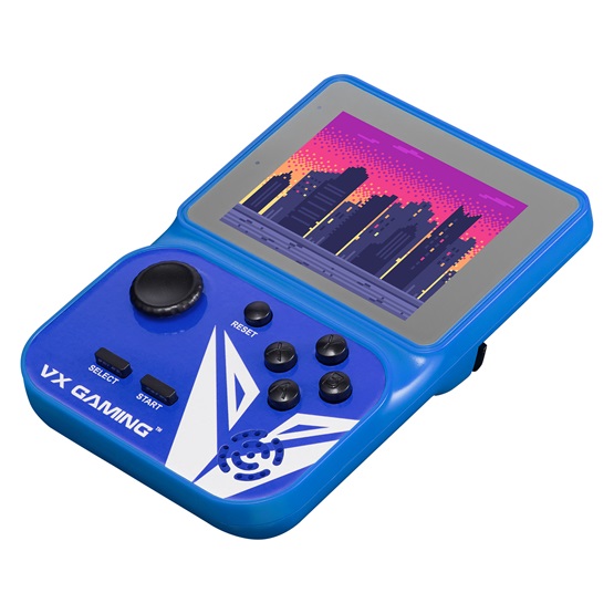 VX Gaming Új kézi Retro játék állomás 4 GB Micro SD-vel kék VX Gaming Új kézi Retro játék állomás 4 GB Micro SD-vel kék