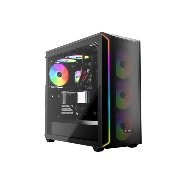 Be Quiet! Cooler 14cm LIGHT WINGS LX 140mm PWM high-speed Triple-Pack RGB 1800rpm 30,5dB fekete Be Quiet! Cooler 14cm LIGHT WINGS LX 140mm PWM high-speed Triple-Pack RGB 1800rpm 30,5dB fekete
