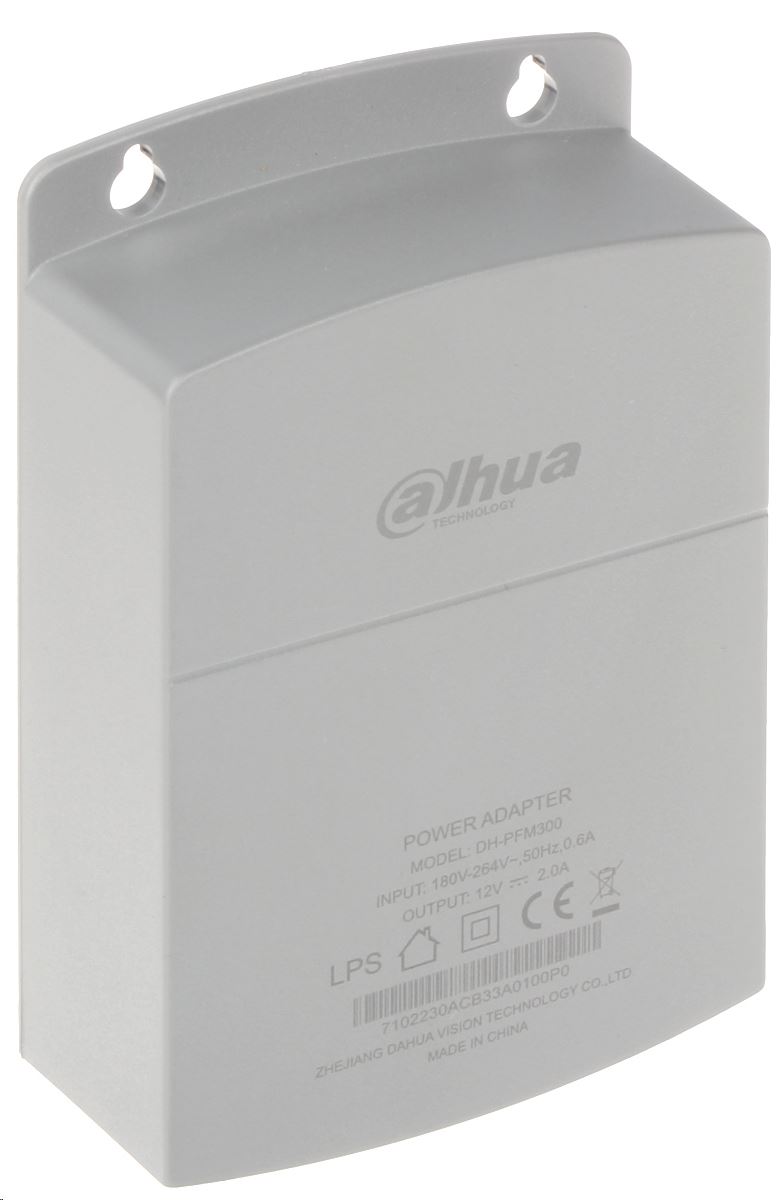 Dahua PFM300 biztonságtechnikai tápegység 12VDC 2A