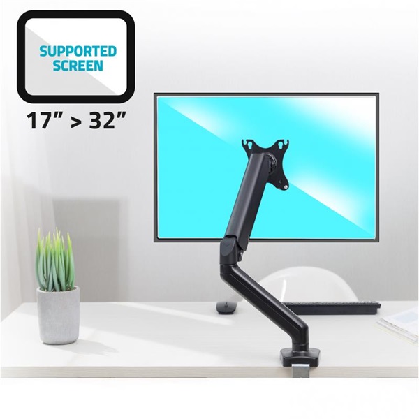 Advance  Ergomount Single 17-32" dönthető  forgatható Monitor Asztali konzol Fekete 