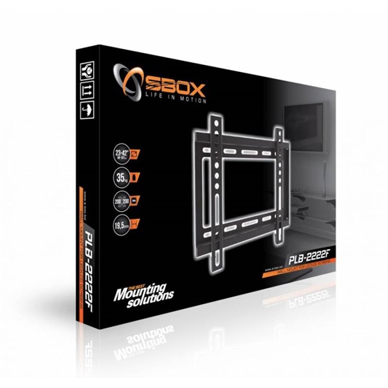 SBOX PLB-2222F 23"-42" fix fali konzol Fekete
