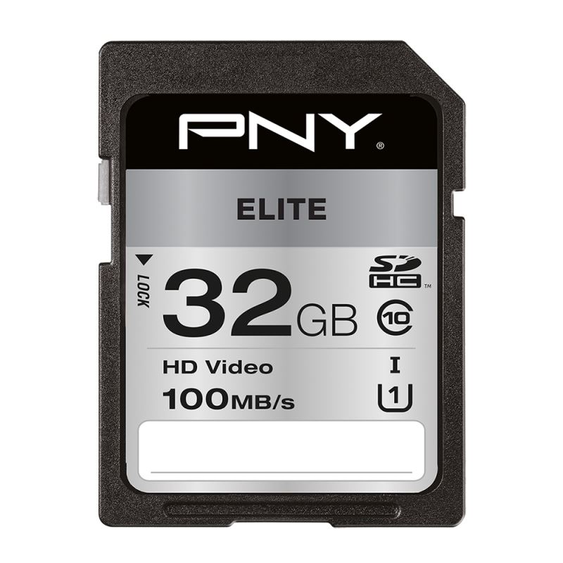 32GB SDHC PNY Elite U1 (P-SD32GU1100EL-GE)
