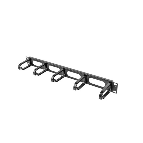 Lanberg 1U 19" kábelrendező fekete (AK-1205-B)