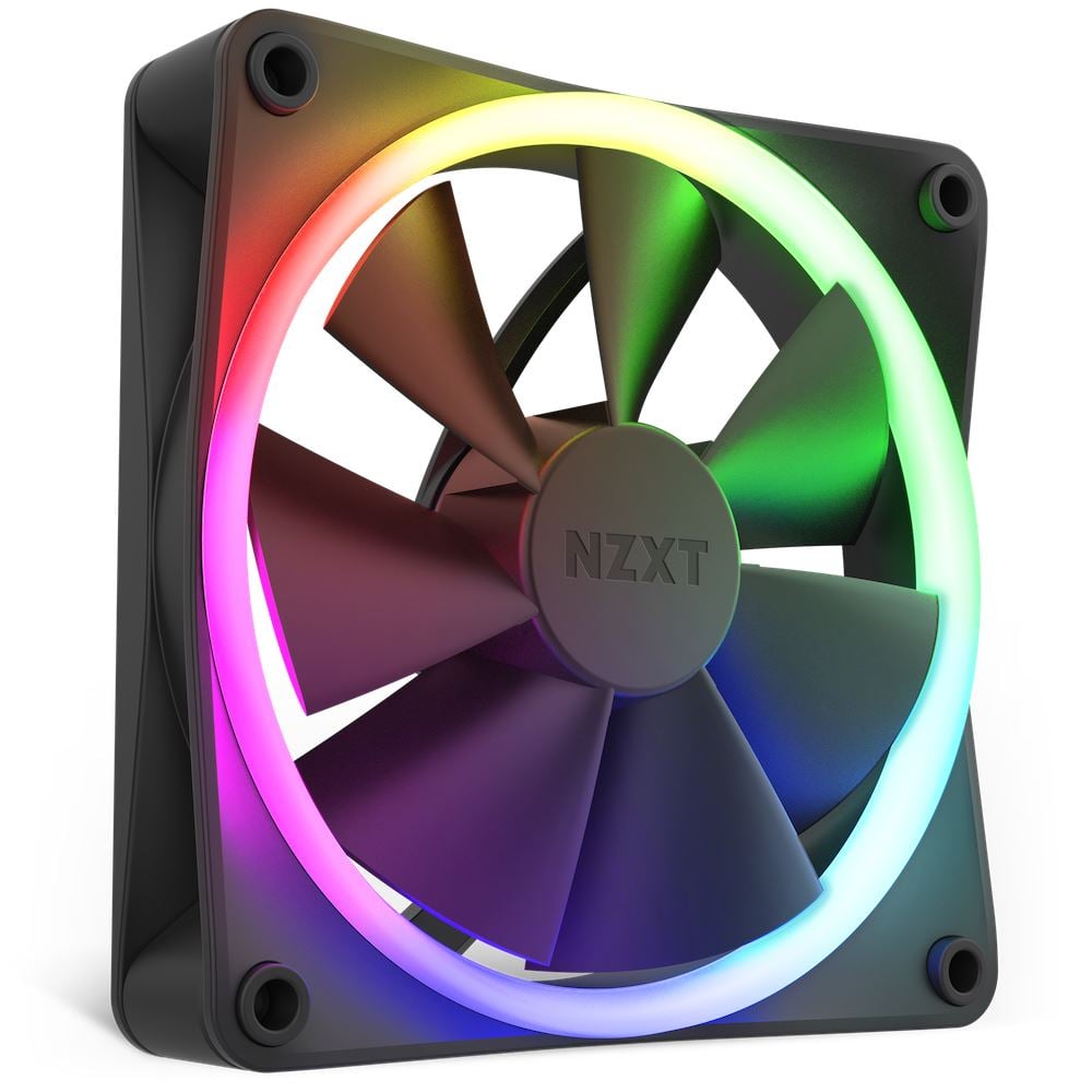 NZXT F120 RGB ház hűtő ventilátor 12cm fekete (RF-R12SF-B1) NZXT F120 RGB ház hűtő ventilátor 12cm fekete (RF-R12SF-B1)