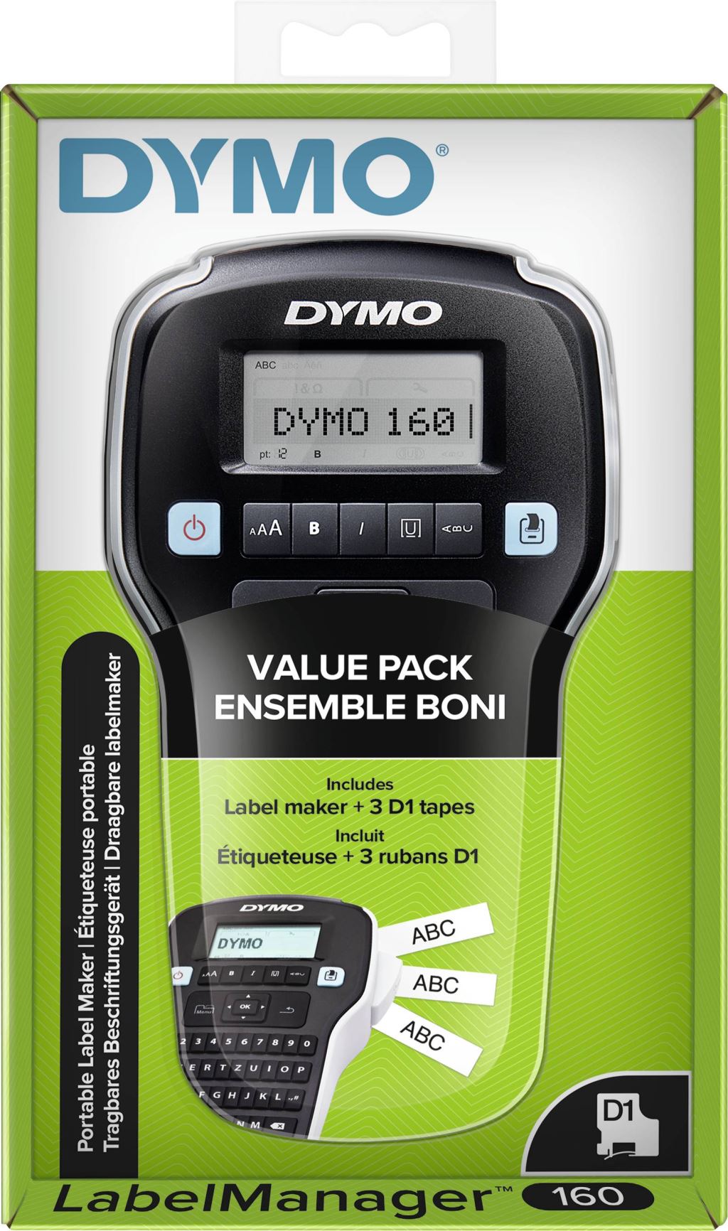 DYMO LabelManager 160 címkenyomtató csomag (2142992)