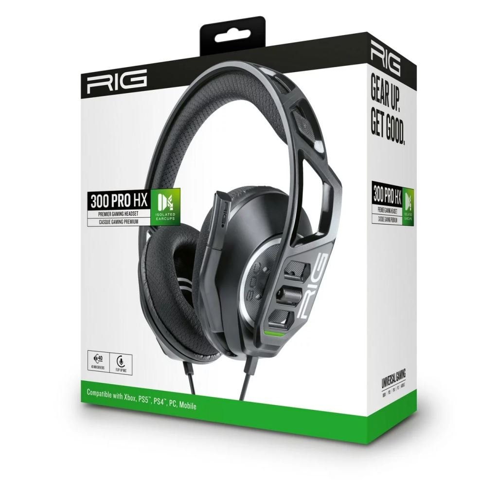 Nacon RIG 300 PRO HX gaming headset fekete (RIG300PROHX) Nacon RIG 300 PRO HX gaming headset fekete (RIG300PROHX)
