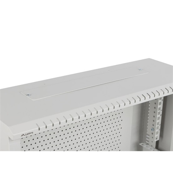 Lanberg rack szekrény 19" fali 4U+3U/540x200 alacsony profil, szürke (összeszerelve)