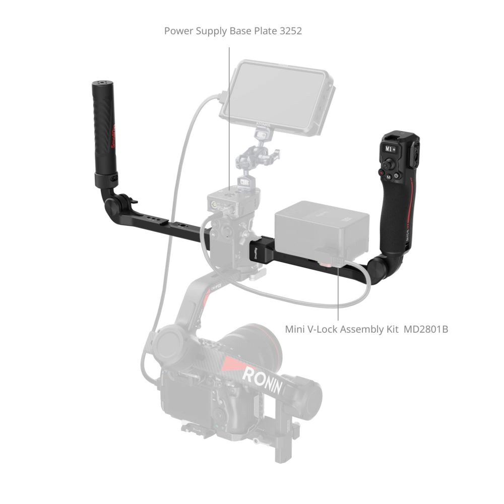 SMALLRIG 4327 FOCUS CONTROL DUAL HANDLE FOR DJI RS SERIES SMALLRIG 4327 FOCUS CONTROL DUAL HANDLE FOR DJI RS SERIES