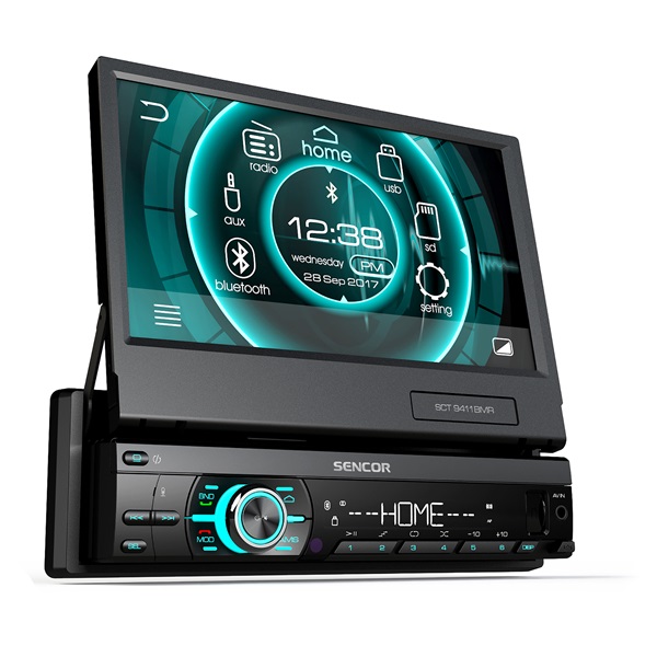 Sencor SCT 9411BMR autó rádió Bluetooth USB/SD lejátszóval Sencor SCT 9411BMR autó rádió Bluetooth USB/SD lejátszóval