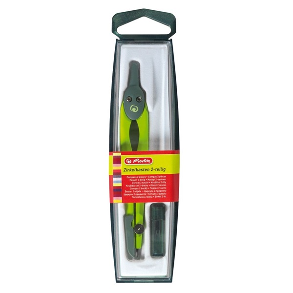 Herlitz 1 részes vegyes színű körző + póthegy Herlitz 1 részes vegyes színű körző + póthegy