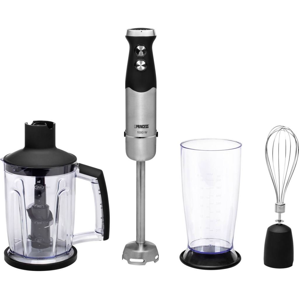 Princess 01.221221.01.001 botmixer ezüst-fekete Princess 01.221221.01.001 botmixer ezüst-fekete