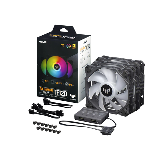 Asus TUF GAMING TF120 ARGB   3IN1 Ventilátor