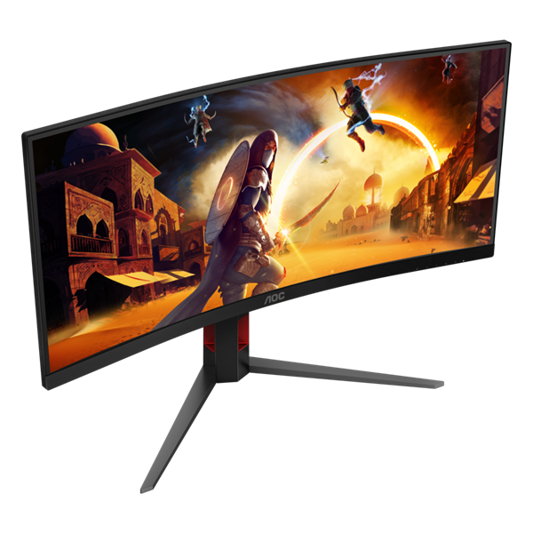 AOC Ívelt Gaming 180Hz Fast VA 34" CU34G4 monitor 