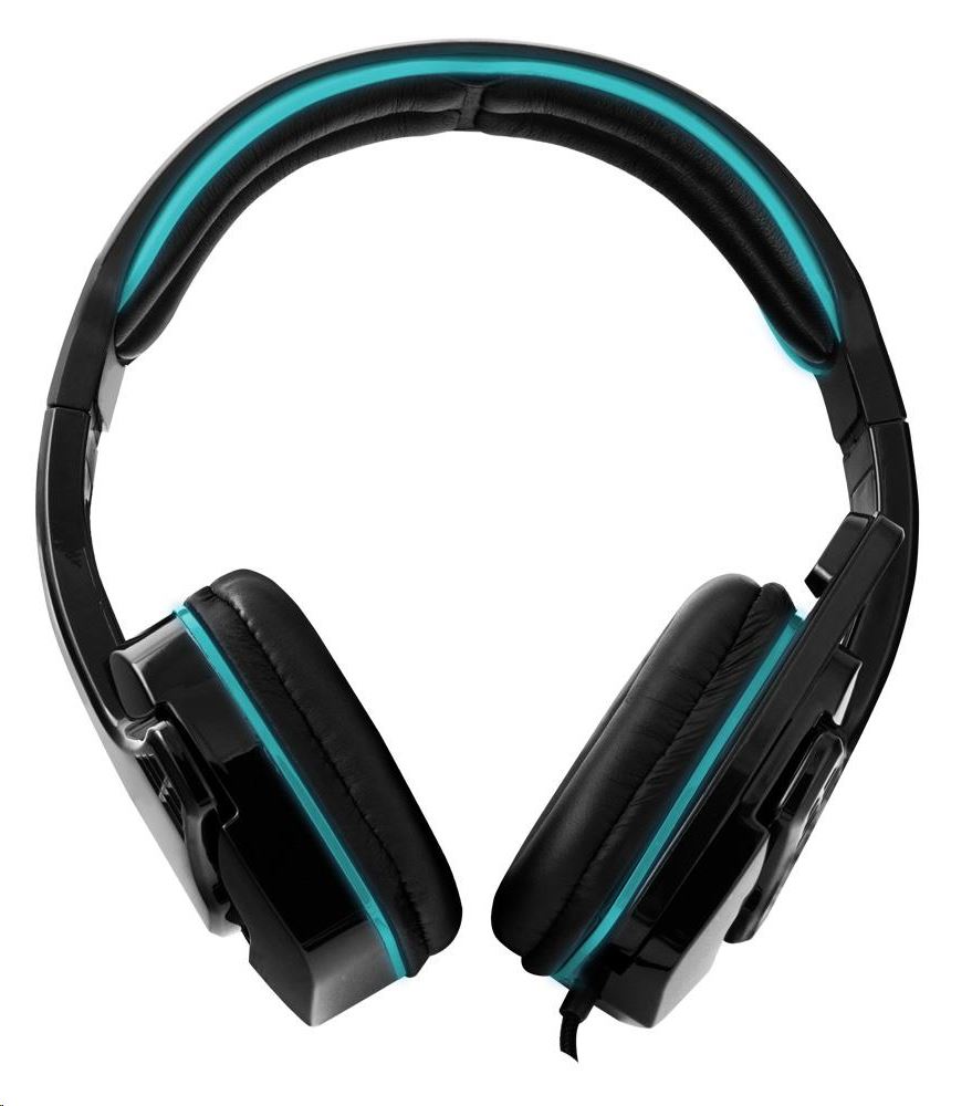 Esperanza EGH310B RAVEN Gamer mikrofonos fejhallgató fekete-kék