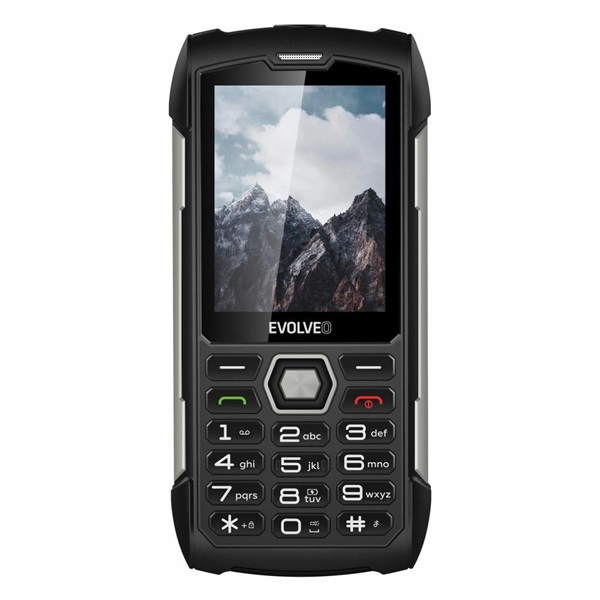 Evolveo STRONGPHONE H1 2,8" DualSIM Mobiltelefon Fekete-ezüst Evolveo STRONGPHONE H1 2,8" DualSIM Mobiltelefon Fekete-ezüst